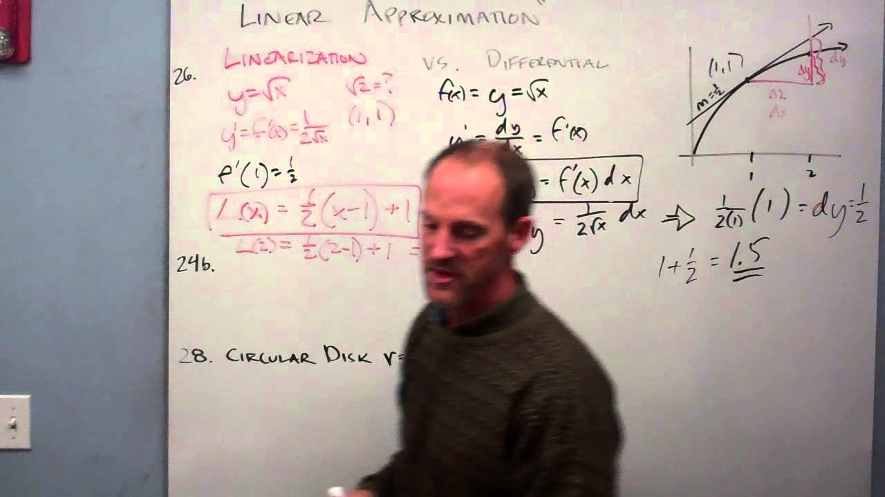 Differential vs Linearization methods of approximation
