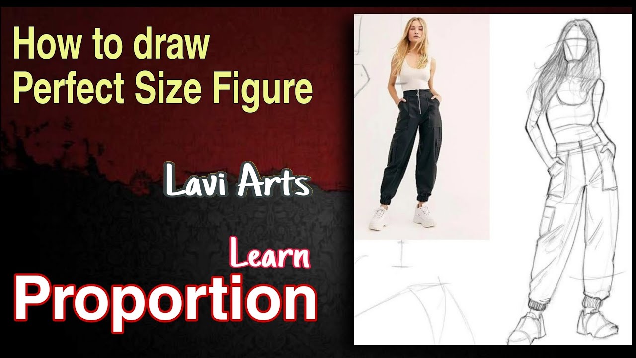 How to draw Perfect Figure | Learn Proportion | Figure drawing day 1 | Best  Drawing class 11,  2024
