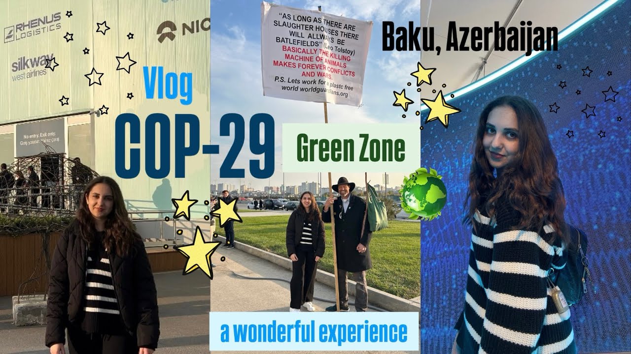 Vlog: COP29 | Green Zone | Baku, Azerbaijan #cop29 #cop29azerbaijan #cop #baku