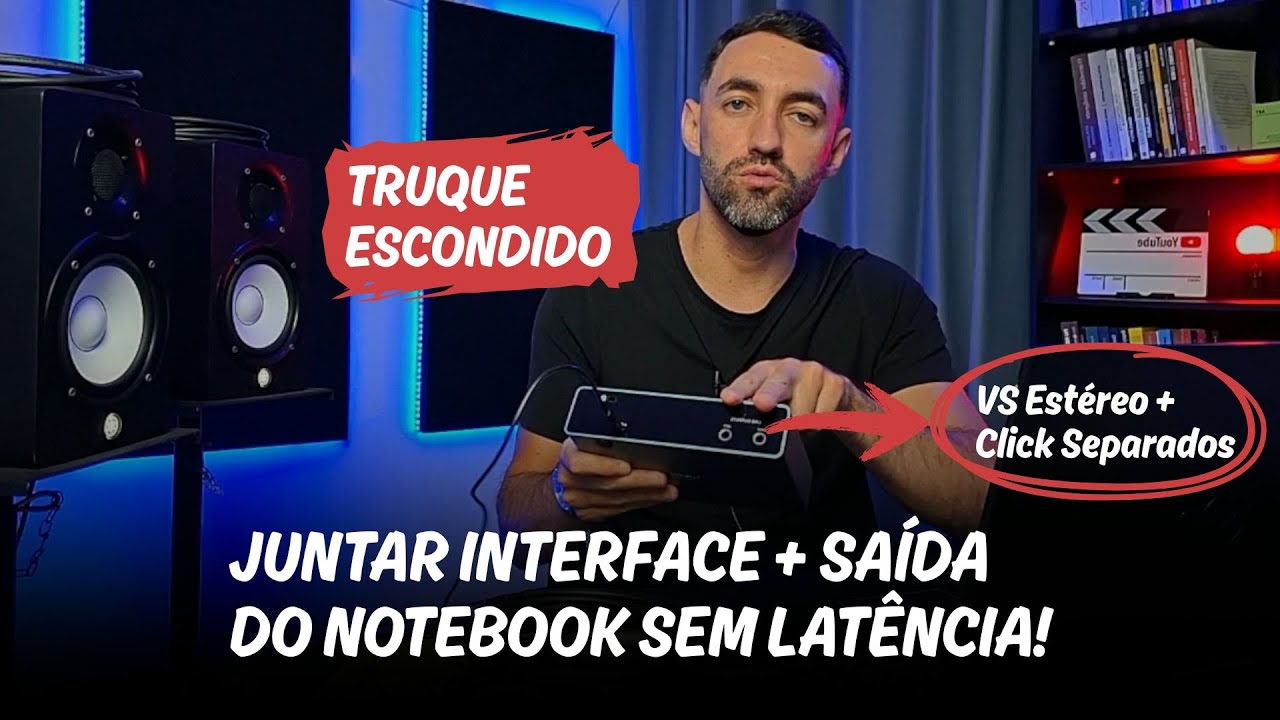 Como Juntar as Saídas da Interface e de Fone do Notebook (e Fazer Funcionar Sem Latência!)