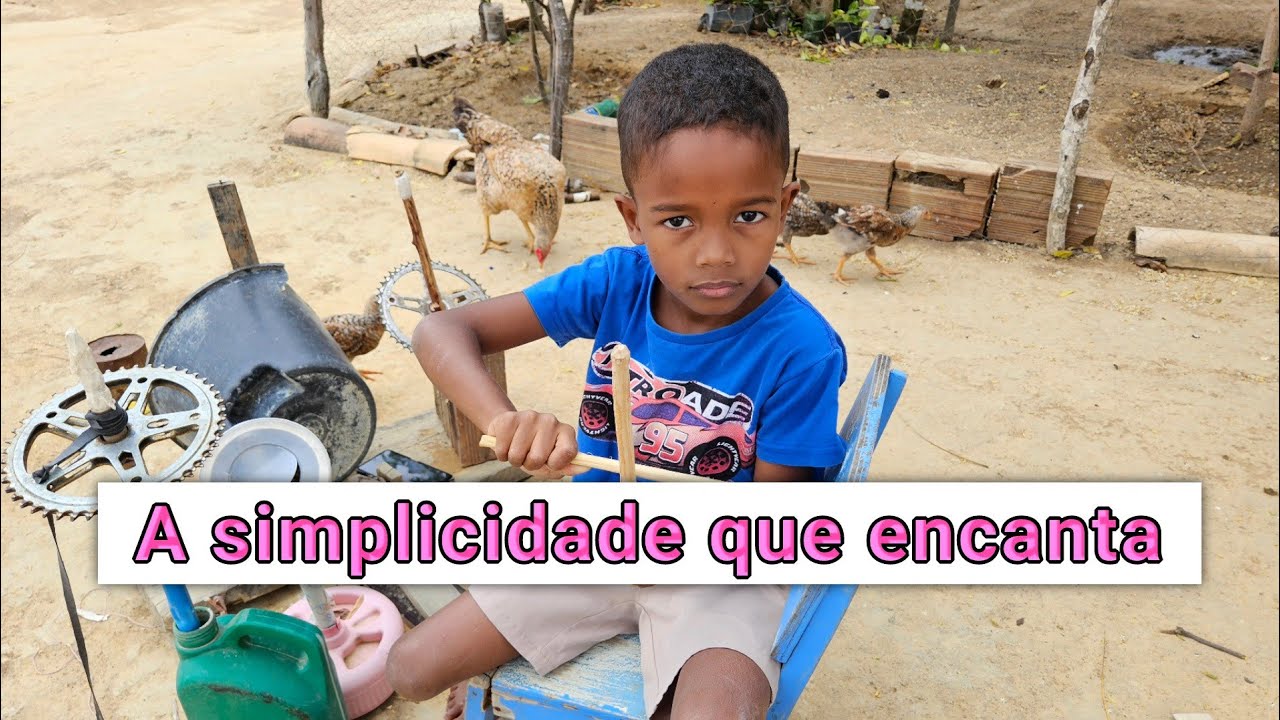 OLHA O QUE ELE FEZ / SIMPLICIDADE QUE EMOCIONA, MEU IRMÃO E SUA BATERIA DE LATA 