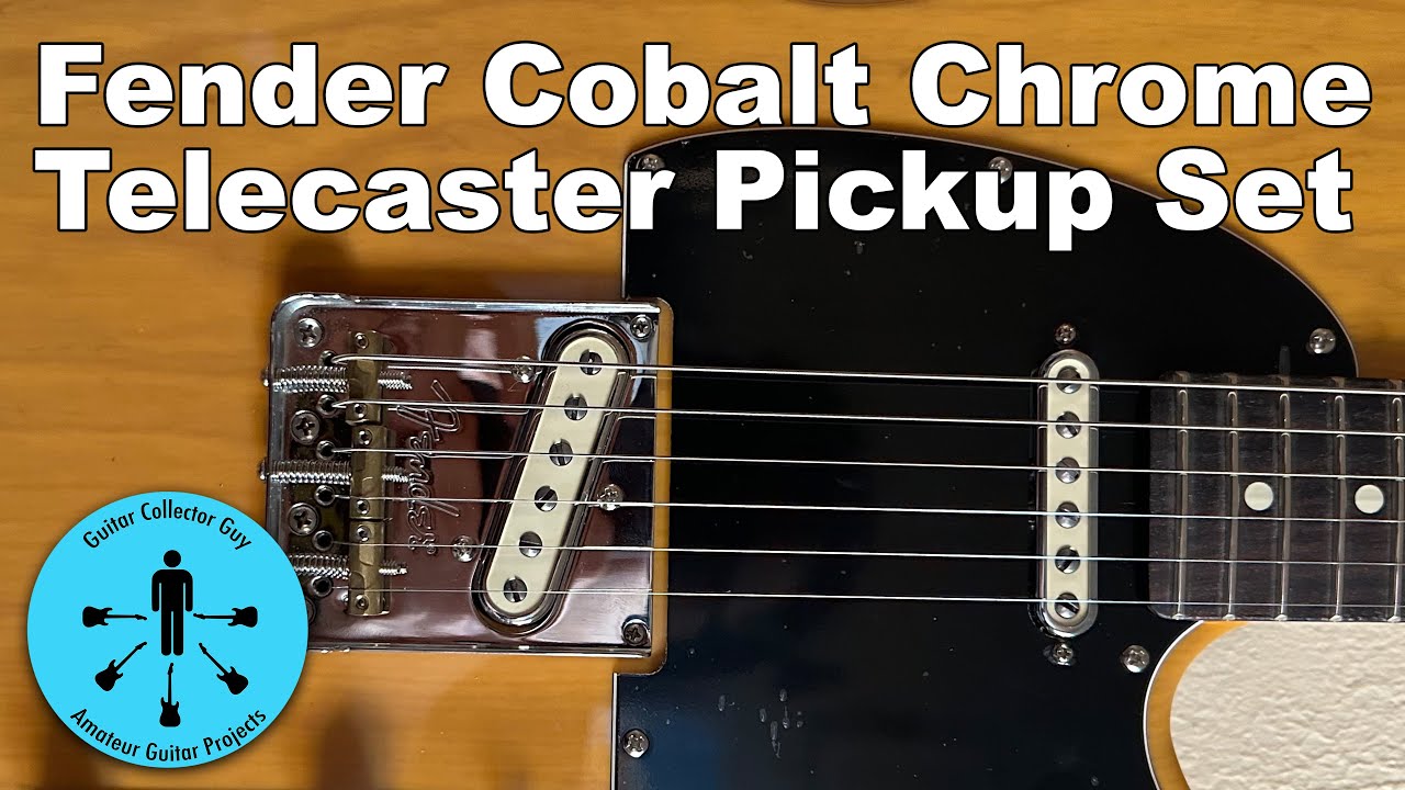 Fender Cobalt Chrome Telecaster Pickup Set – My Super Telecaster Buildout
