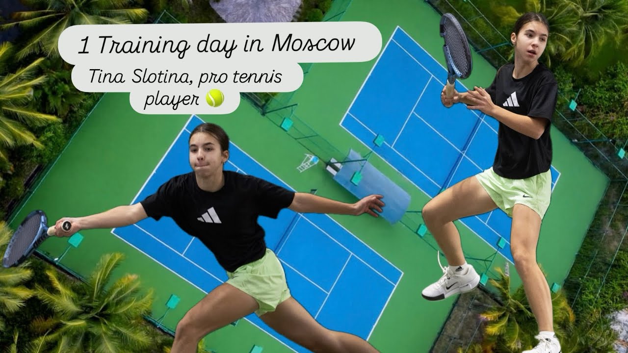 TRAINING DAY IN RUSSIA 🎾🎾🎾