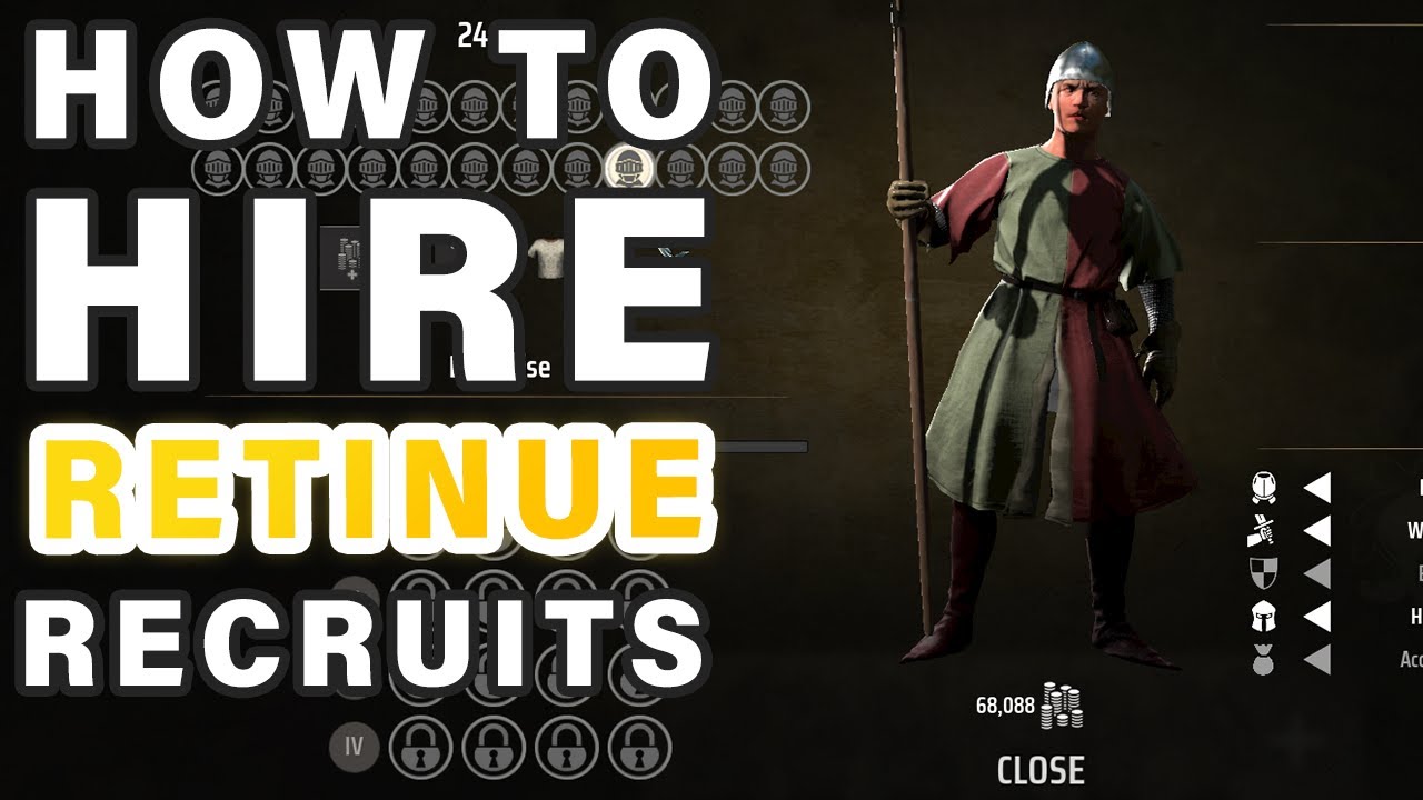 How to Hire Retinue Recruits ► Manor Lords