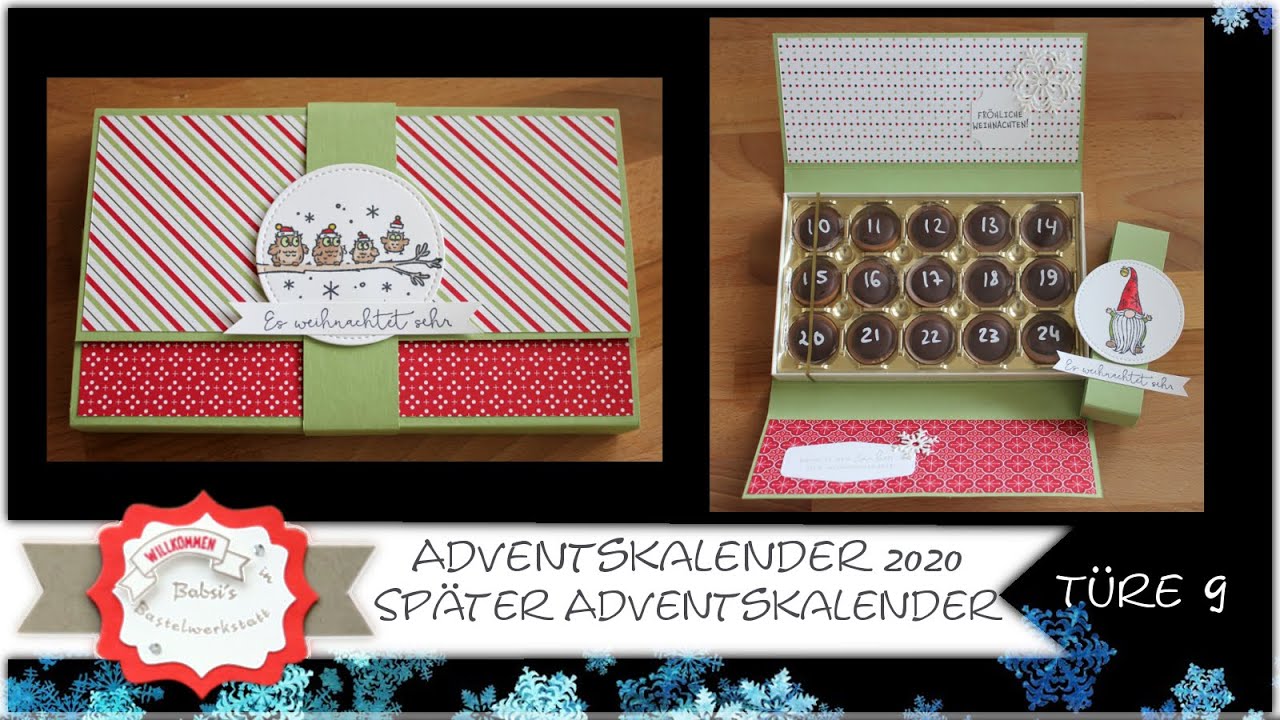 Adventskalender - besonderer Adventskalender - Toffifee Verpackung -  Stampin´Up! - Anleitung - DIY