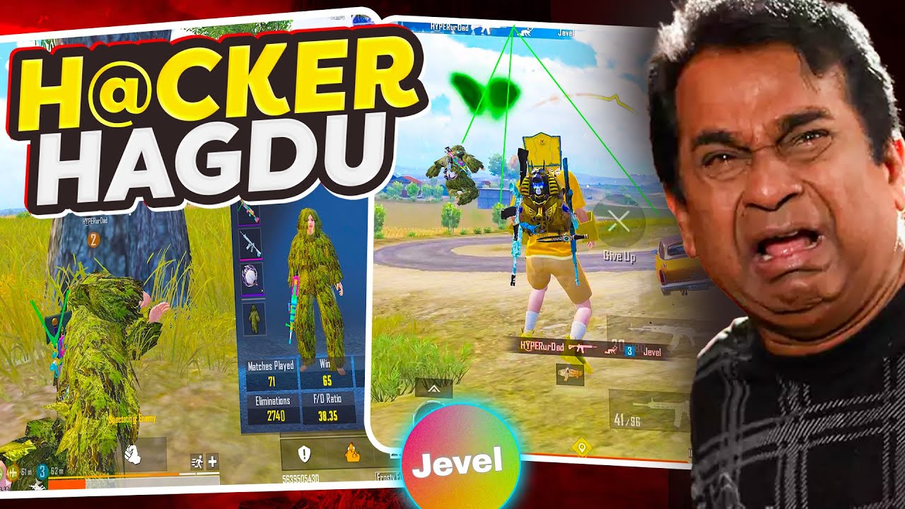 DAY 06 RANK PUSH | H@CKER HAGDU BGMI FUNNY JEVEL COMMENTARY |  #BGMI #jevel