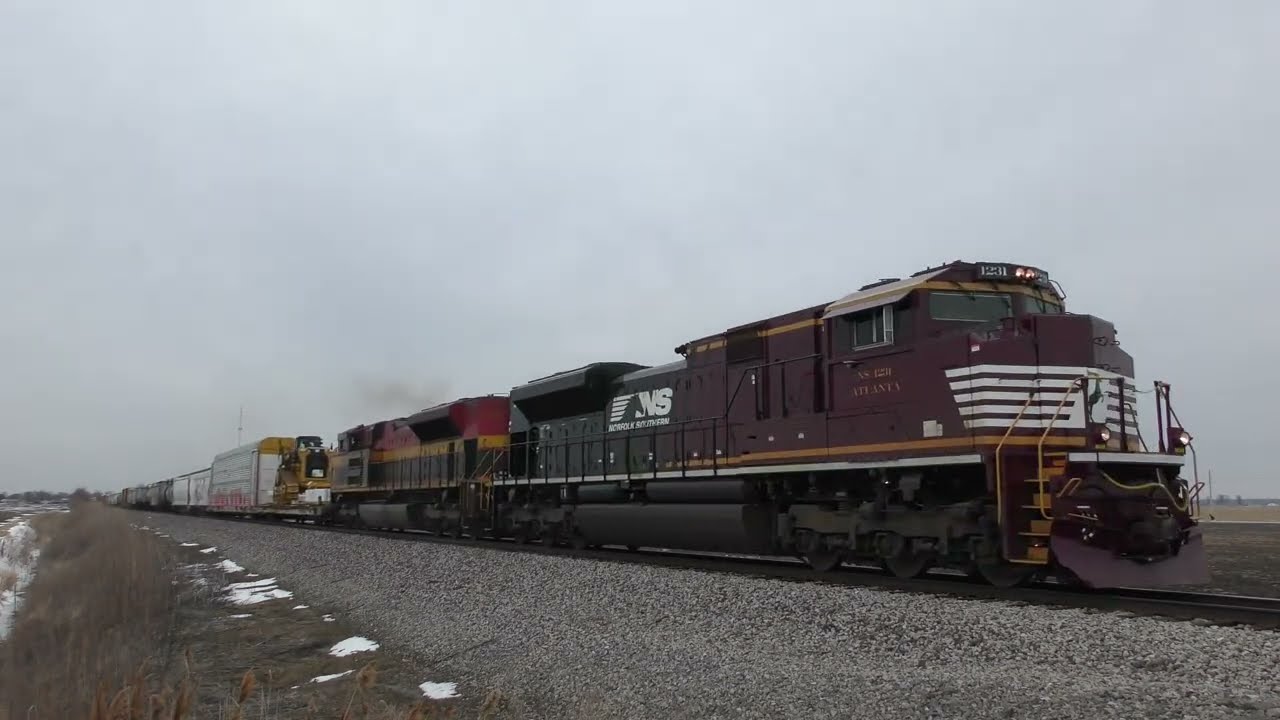 NS 1231 “Atlanta” on 123 east at Tipton 2-12-2026