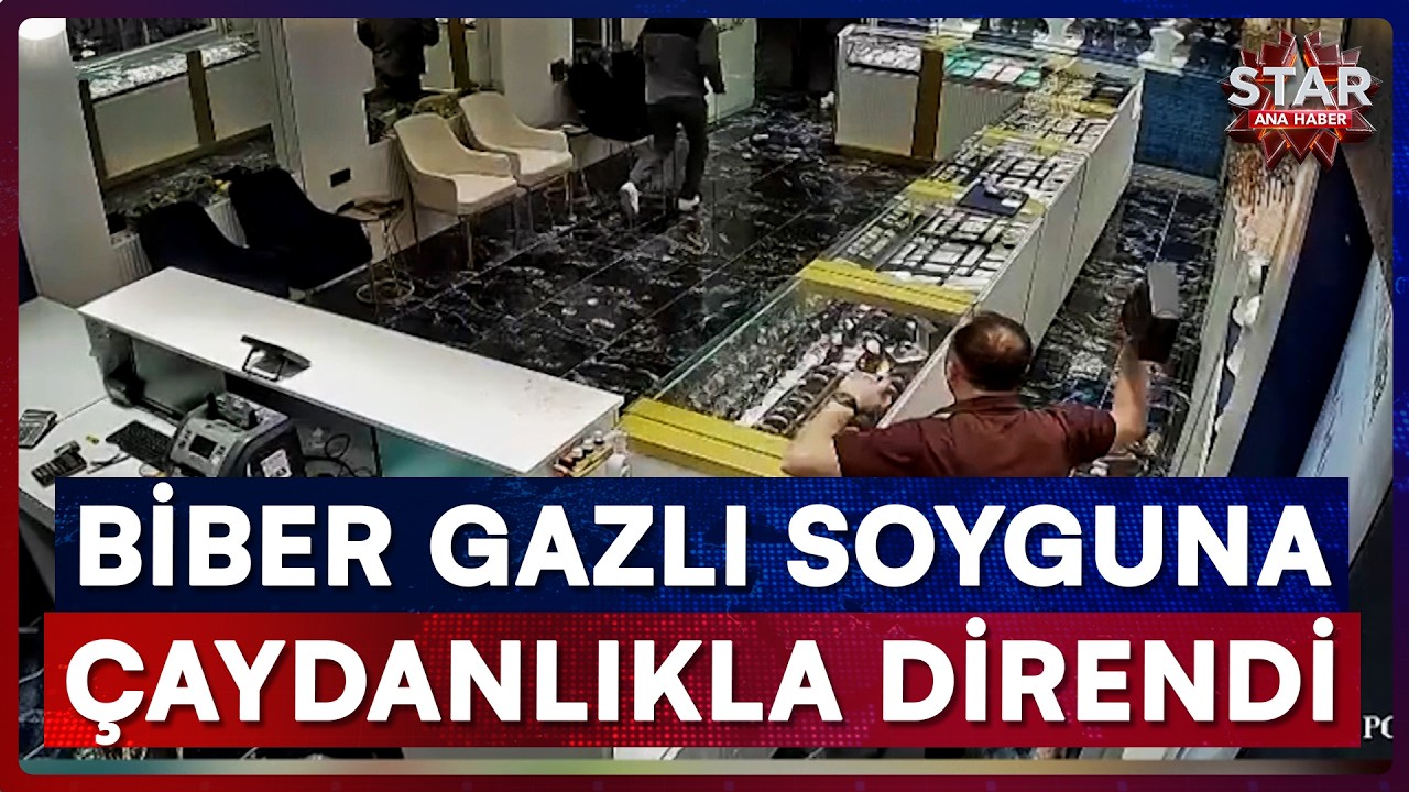 Biber Gazına Çaydanlıkla Cevap! Kuyumcu Soyguncularını Pişman Eden O Anlar! | Star Ana Haber
