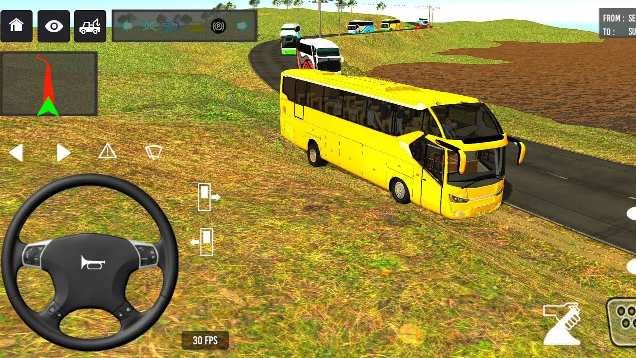 New Euro Coach Bus Driving 🚌😍 | Coach Bus Simulator Part 1 | Android Gameplay