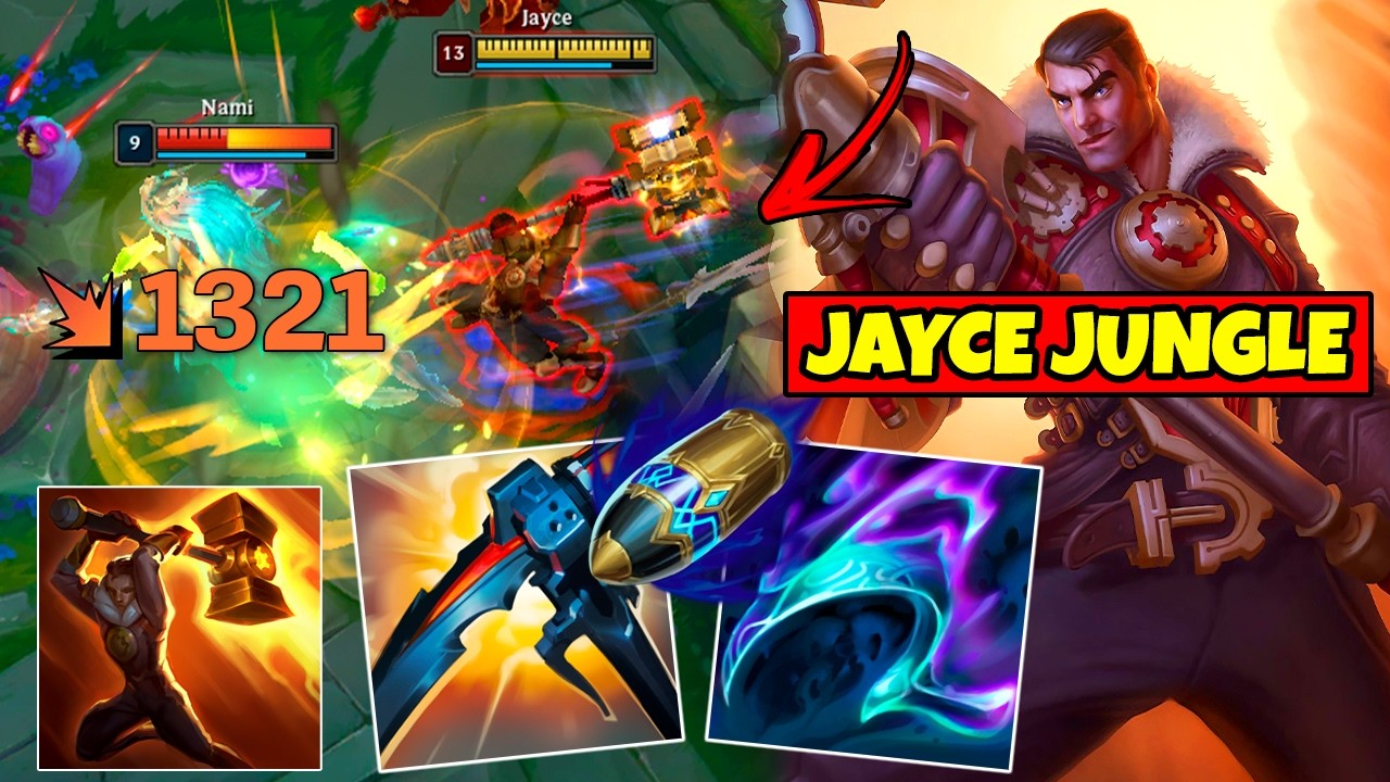 O PODER ABSOLUTO DO JAYCE FULL LETALIDADE NA JUNGLE