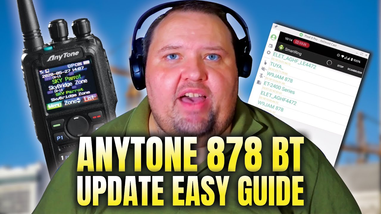Anytone 878 BT Update Easy Guide