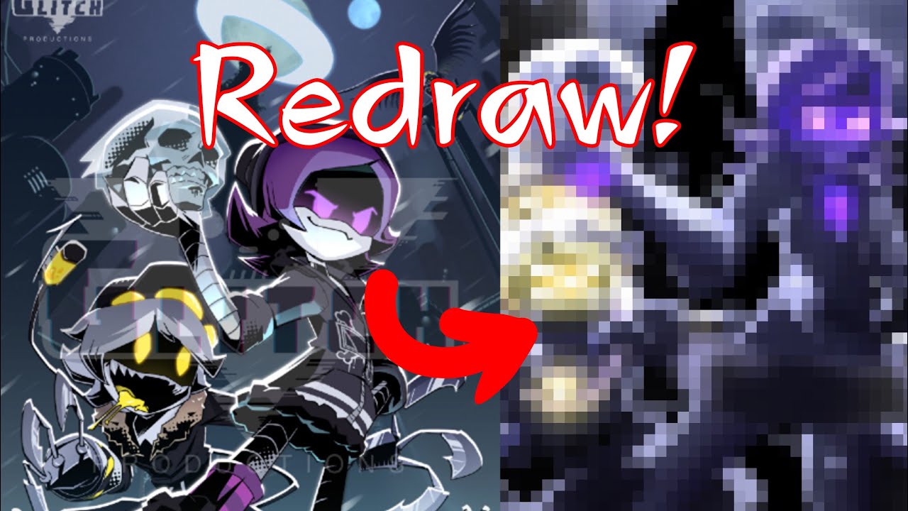 Redrawing the Murder Drones Poster - SpeedPaint