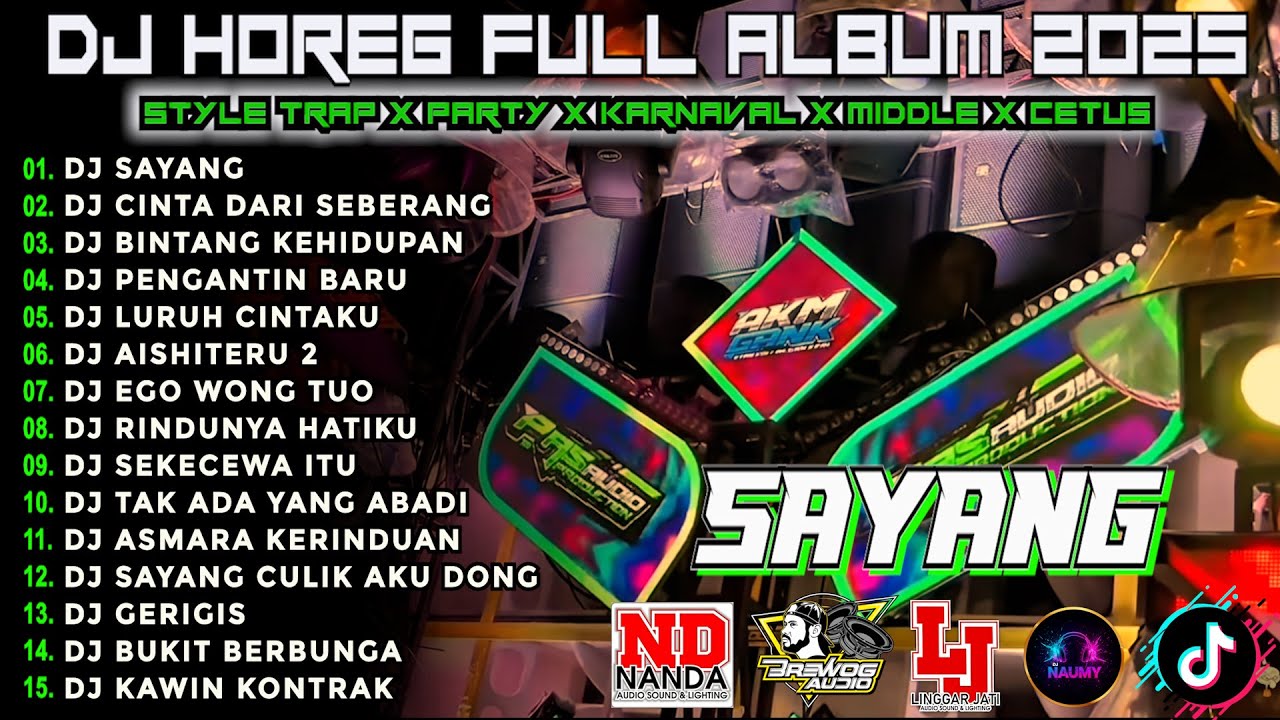 DJ SAYANG SELALU BEGITU CEK SOUND DJ KARNAVAL BASS HOREG VIRAL FULL ALBUM TERBARU 2025!! Nm15