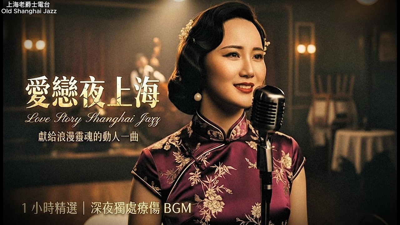 愛戀夜上海 Broken Heart Shanghai Jazz｜獻給孤獨靈魂的最後一曲 (1小時深夜療傷BGM)