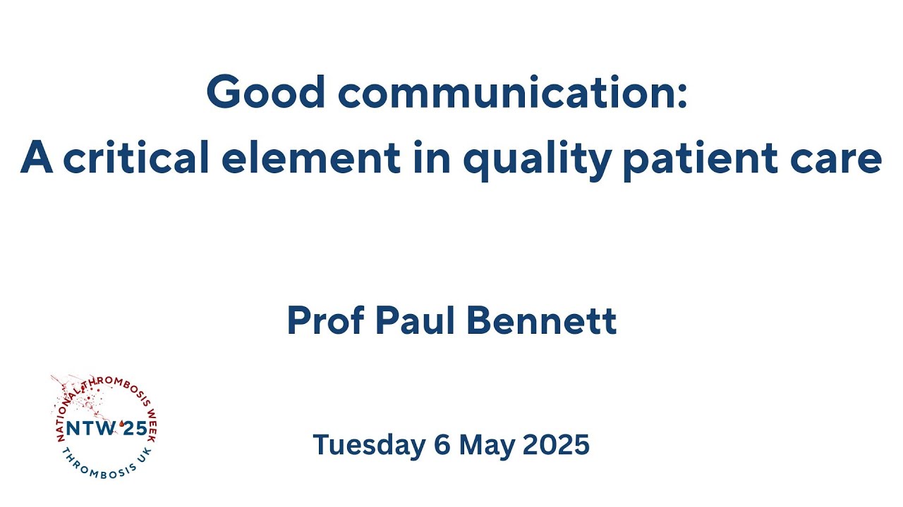 Good communication - A critical element in quality patient care