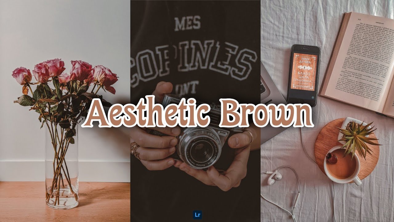 AESTHETIC BROWN - Preset Tutorial | Lightroom Preset Download Free | Aesthetic Preset | Brown Preset