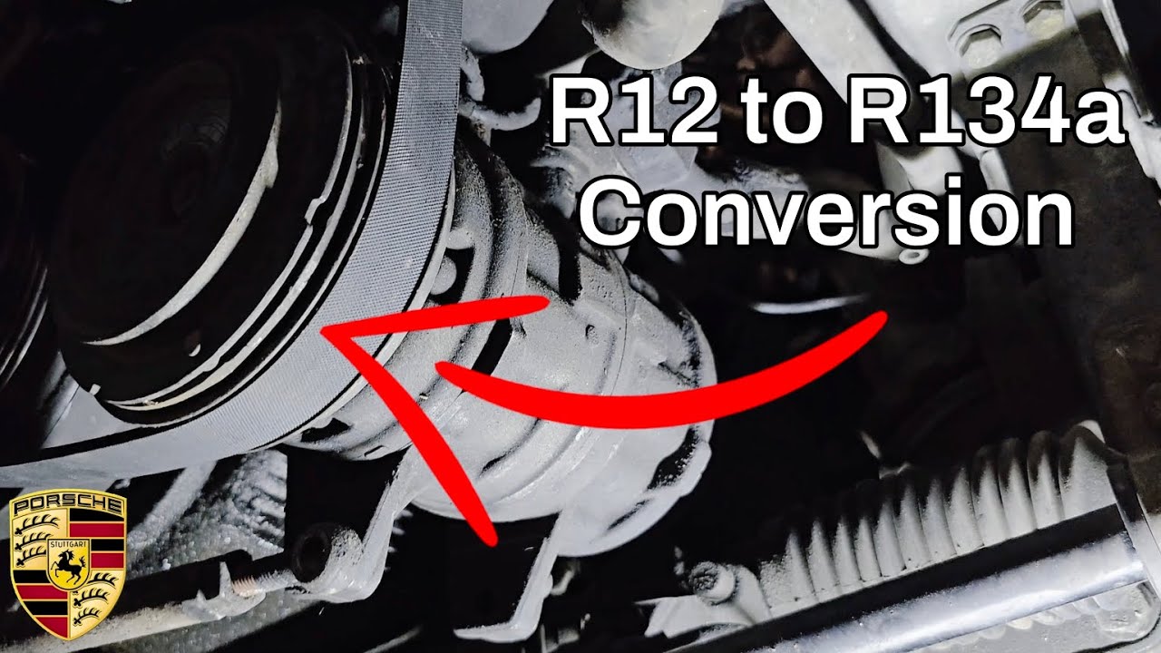 How to convert a 1988 Porsche 924S from R12 to R134a Freon