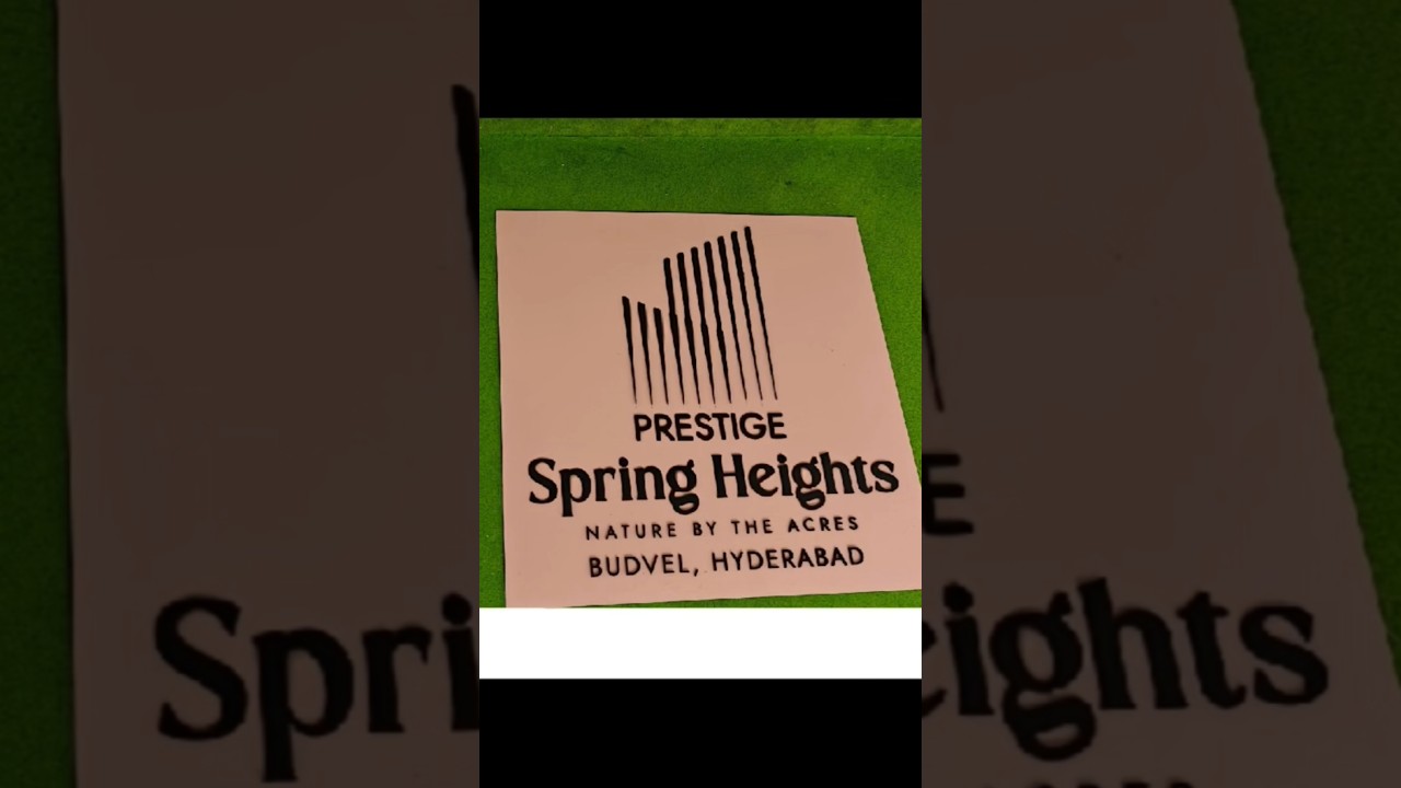 Prestige Spring Heights Budvel | 3&4 BHK Luxury Apartments near ORR Exit, Rajendra Nagar