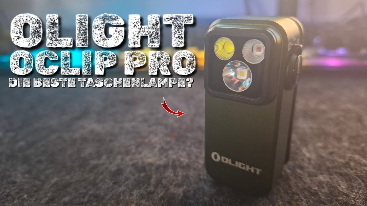 ❌UNBOXING & VORSTELLUNG | BESTE TASCHENLAMPE für jeden ZWECK? OLIGHT OClip PRO MINI LED EDC❌