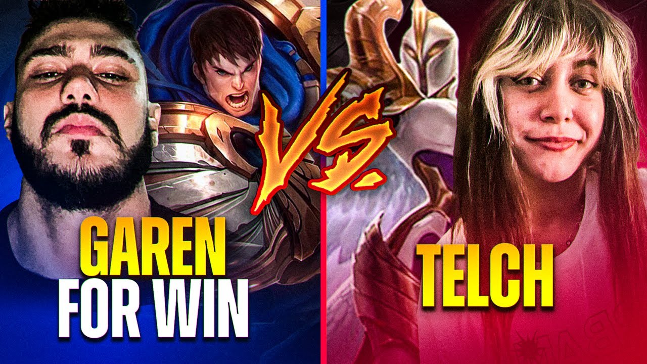 KARŞIMA TELCH GELDİ !! 🐷GİBİ NEFES ALARAK ASMR GAREN OYNADIM !! GAREN FOR WİN VS TELCH