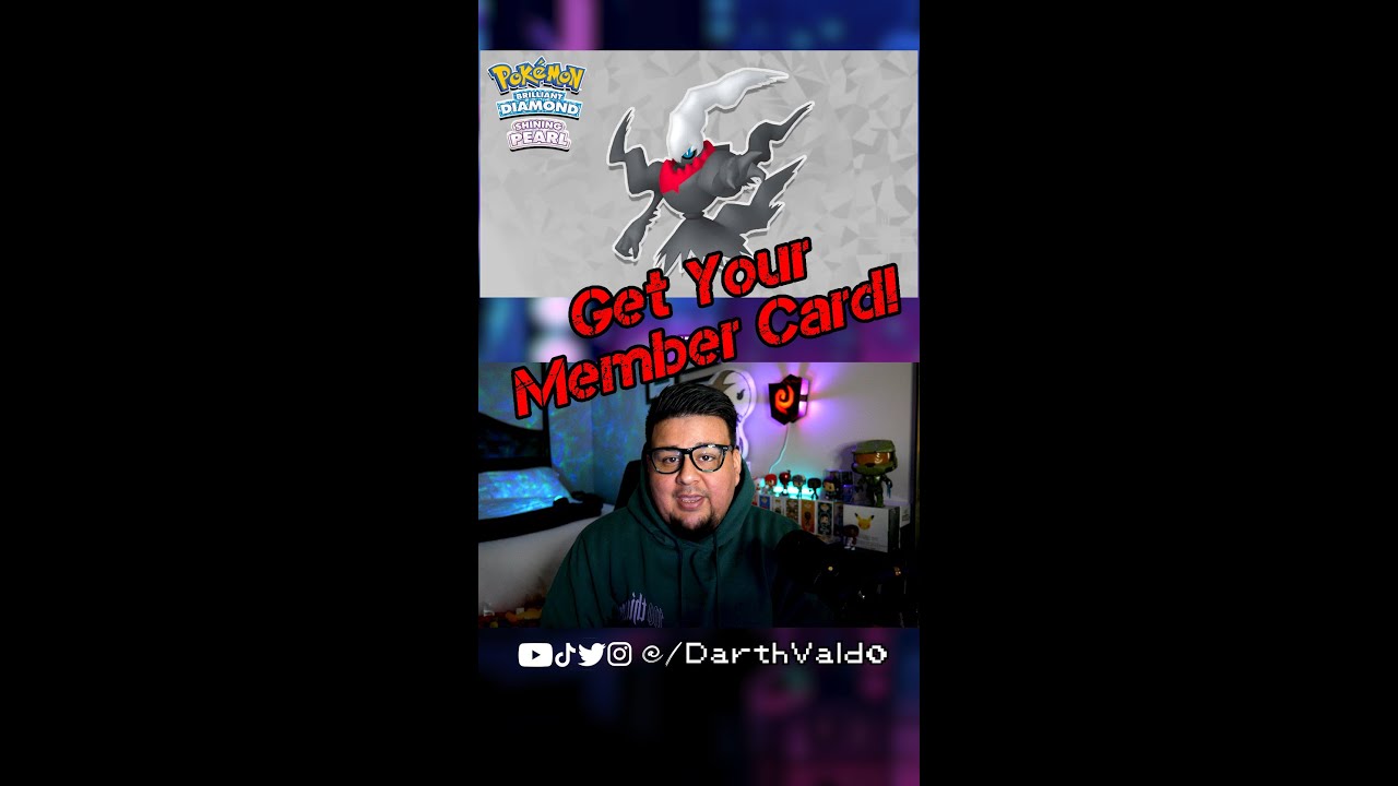 Claim Your Member Card via Mystery Gift to Encounter Darkrai!!