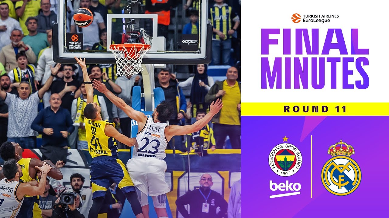 FINAL MINUTES l Fenerbahce vs Real Madrid l Round 11