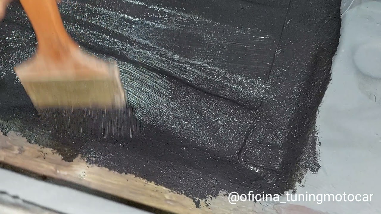COMO APLICAR BATIDA DE PEDRA COM O PINCEL.
