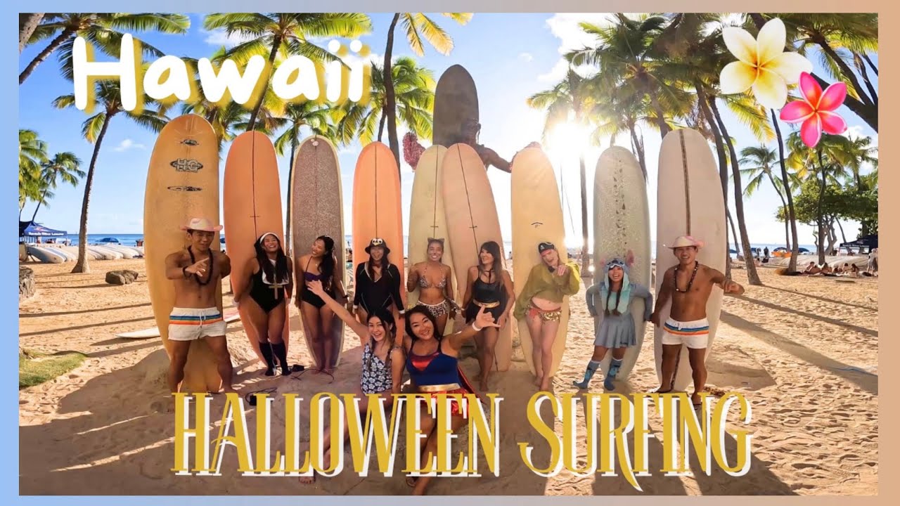 〖ハワイ〗仮装して波乗り！？これがハワイのハロウィン🎃🌊🌺