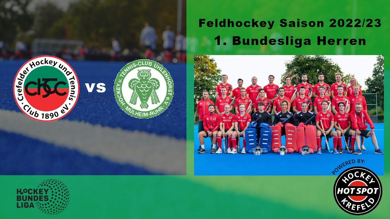 Herren 1. Feldhockey Bundesliga: Crefelder HTC -Uhlenhorst Mülheim