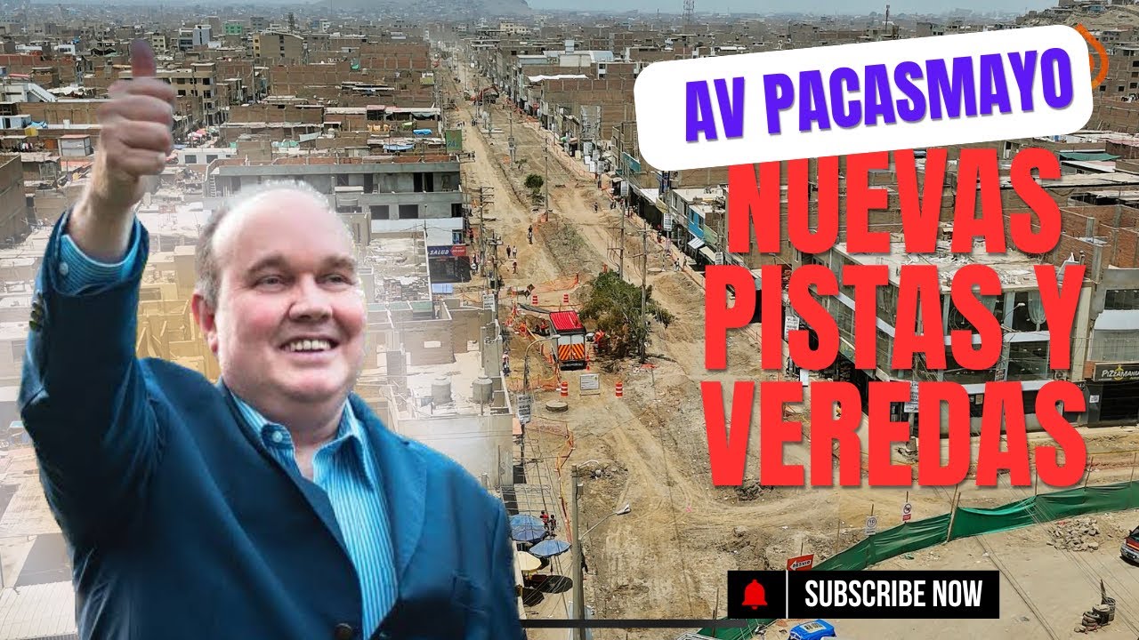 🚧¡Adiós al Polvo! Av. Pacasmayo Renacerá, 3.5km de nuevas pistas✨