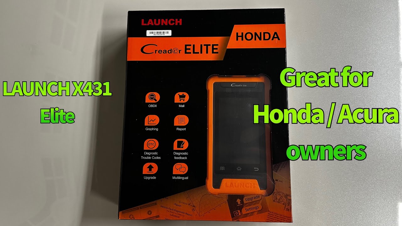 Launch x431 Elite for Honda /Acura (perfect DIYer scan tool)