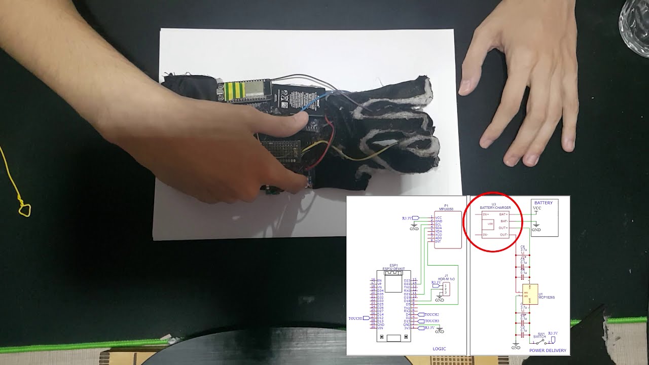Bluetooth motion control glove mouse  (How it's made)