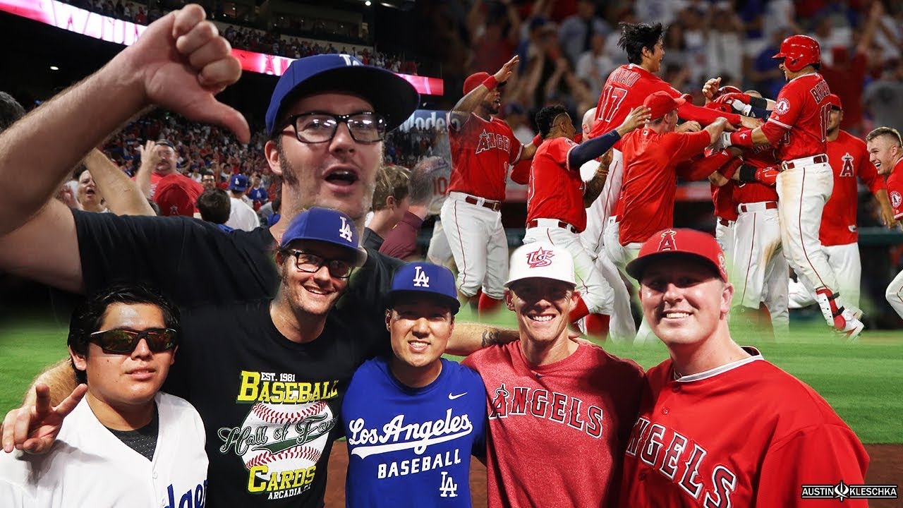 ANGELS LEAVE THE DODGERS AND SOFTBALL CREW SPEECHLESS! | Kleschka Vlogs