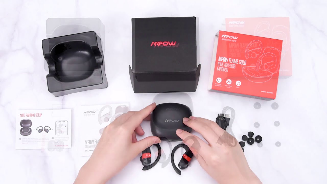 MPOW Flame Solo Wireless Earbuds Unboxing
