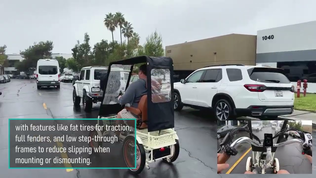 Who Sells Electric Trikes With Weather-Resistant Features? | sixthreezero E-Trikes