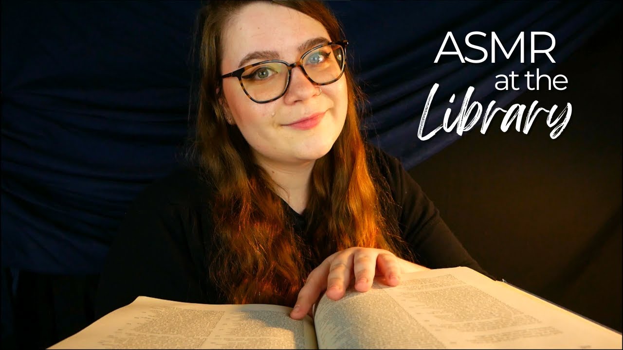 At the Library: Cinematic ASMR (Writing, Page Turning, Layered Sounds) 📚 ASMR Librarian Roleplay