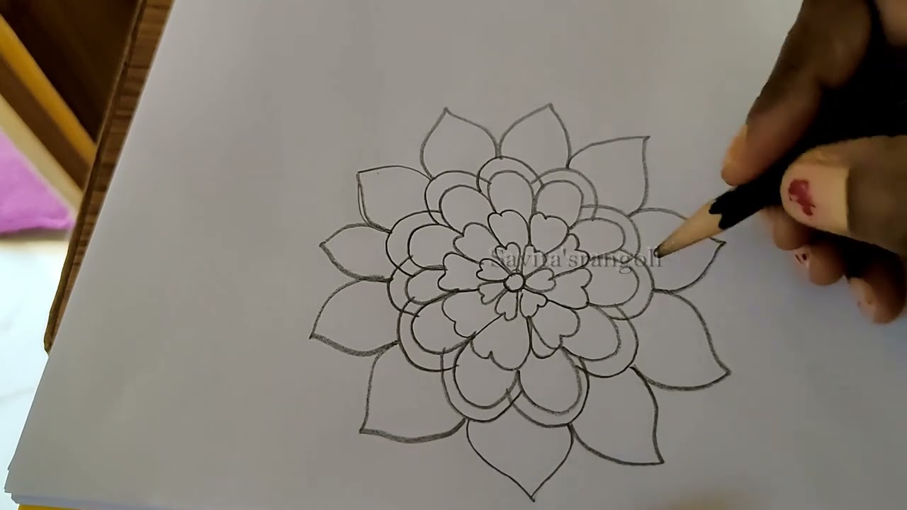Simple Mandala Design for Beginners | Easy & Beautiful Mandala Art Tutorial 2025