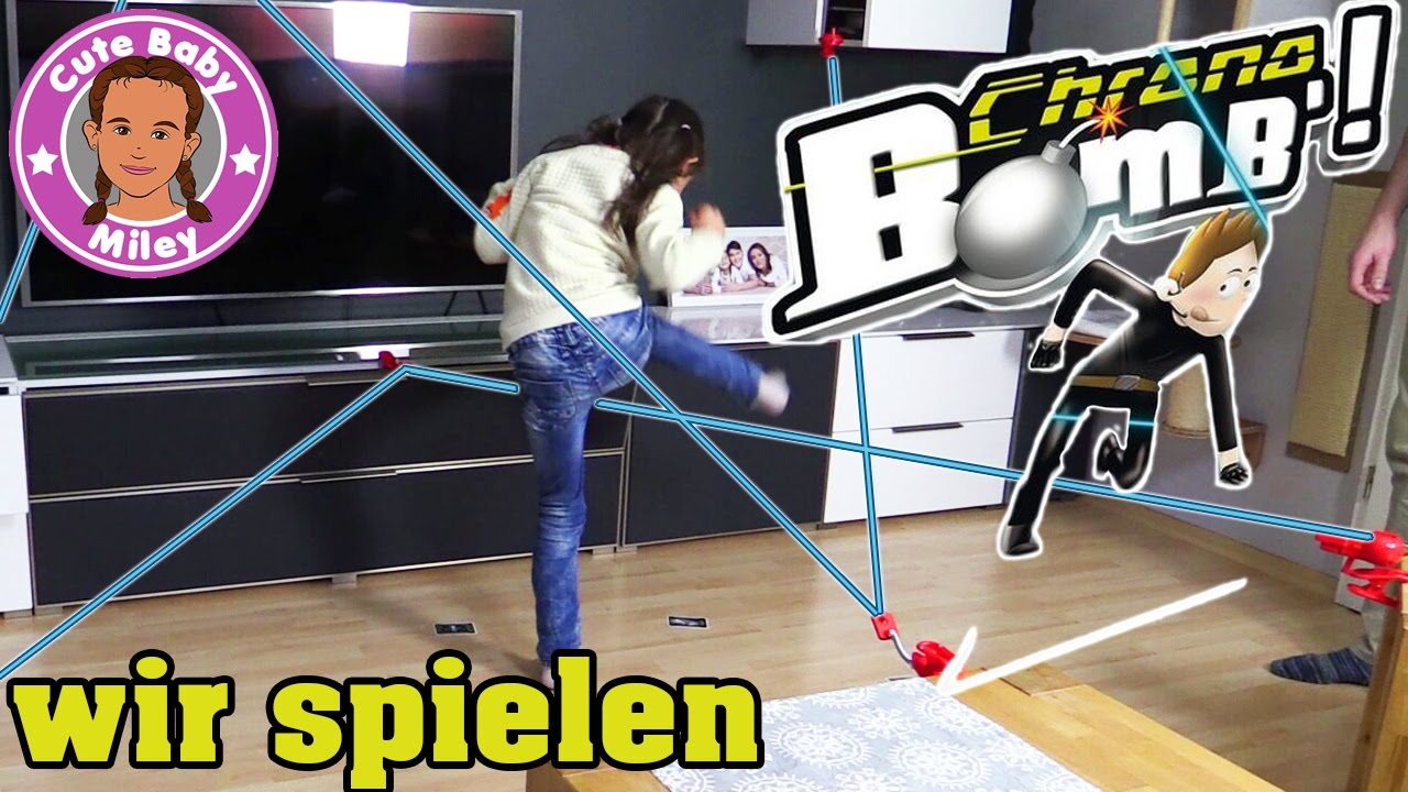 CHRONO BOMB SPIEL - meistere flink die Laserstrahlen u. entschärfe die Bombe | CuteBabyMiley