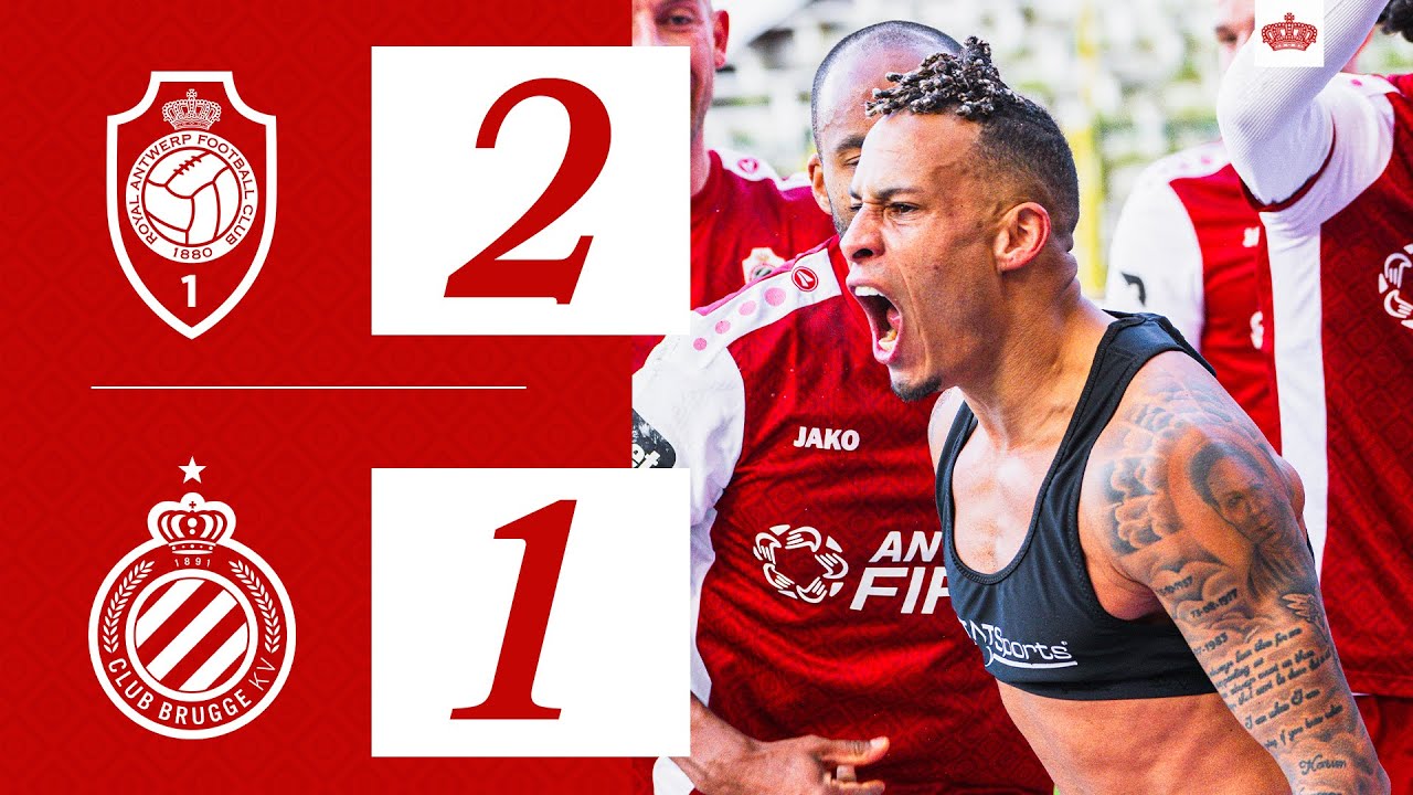 HIGHLIGHTS I R ANTWERP FC 2-1 CLUB BRUGGE I #JPL MD24 I 2024 - 2025