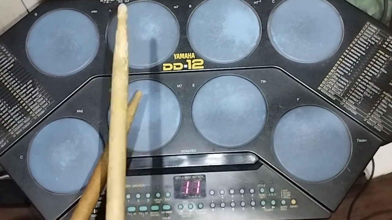 octapad Yamaha DD 12 test audio line