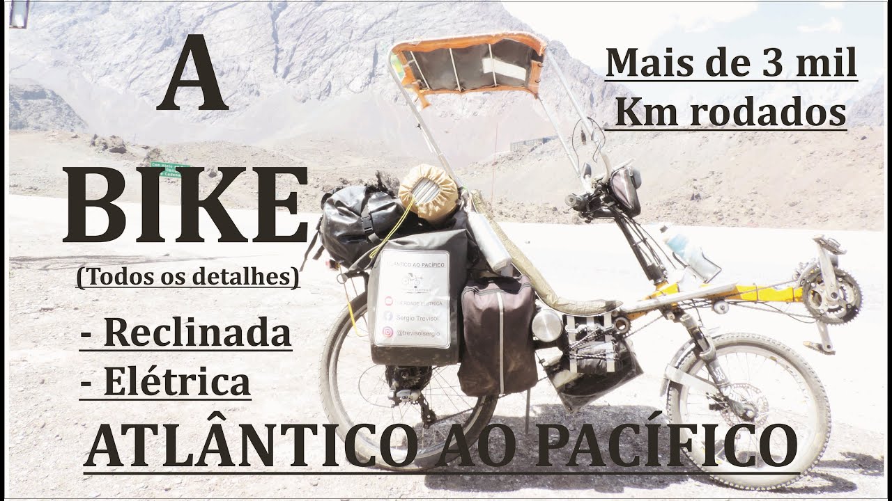 BIKE RECLINADA ELÉTRICA EM DETALHES