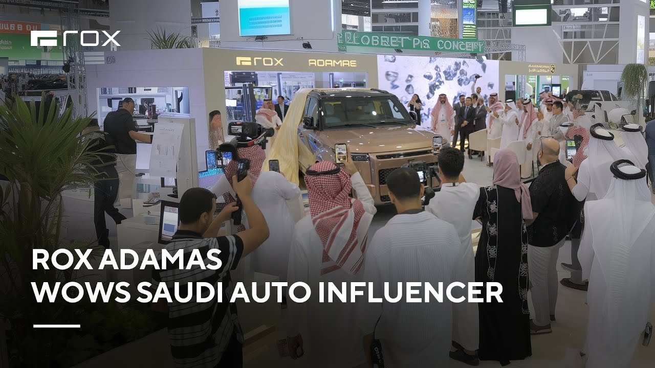 ROX ADAMAS Wows Saudi Auto Influencer