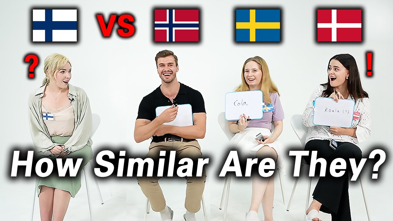 Finnish Language l Can Norwegian, Swedish and Danish Speakers Understand it? (Nordic Language)