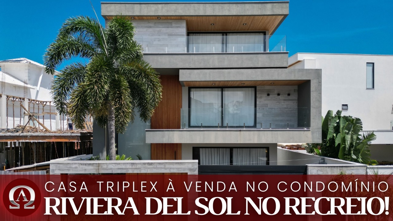 CASA TRIPLEX à venda no condomínio RIVIERA DEL SOL no RECREIO DOS BANDEIRANTES no Rio de Janeiro!