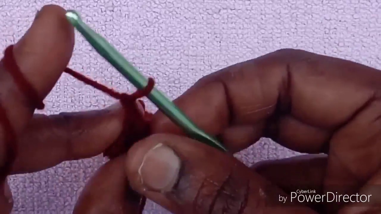 Learn to crochet in Tamil-part 2-Single crochet