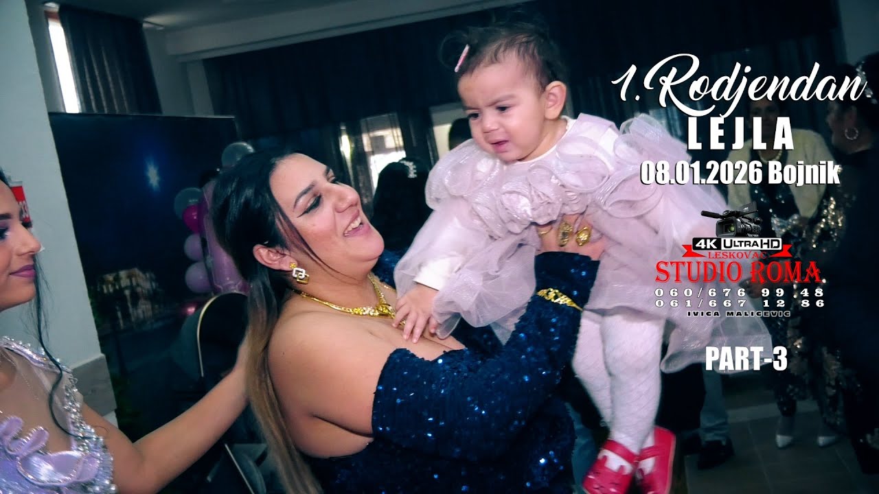 1.RODJENDAN // LEJLA // 08.01.2026 BOJNIK PART3 STUDIO ROMA IVICA 4K LESKOVAC