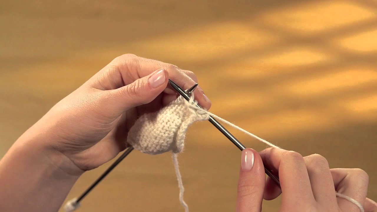 Tricot Passion - L'augmentation dans une maille envers
