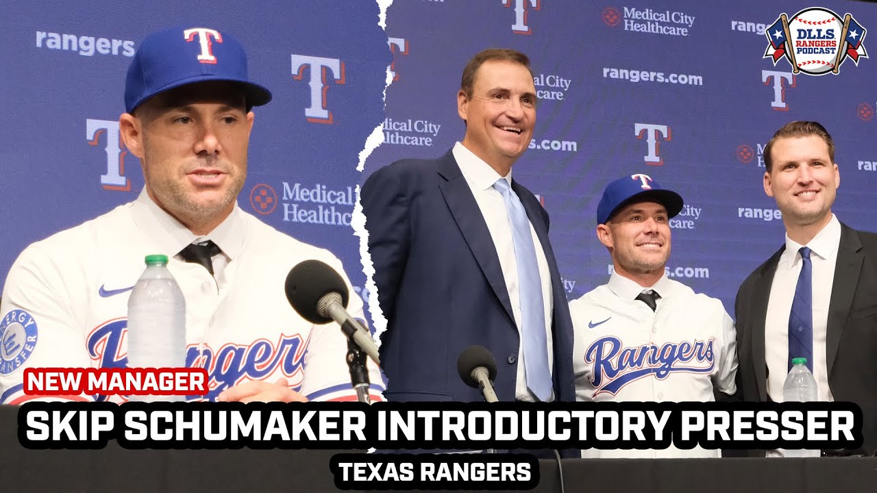 Rangers New Manager, Skip Schumaker, Introduction Presser: Building A 'Winning Culture'