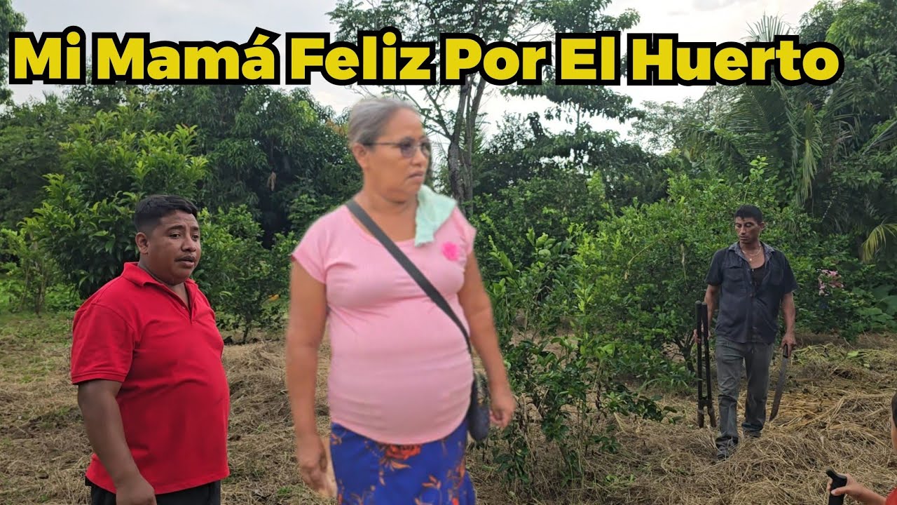 Mi Mamá Quedo Sorprendida Como Tengo Su Terreno, Esta Grande El Huerto