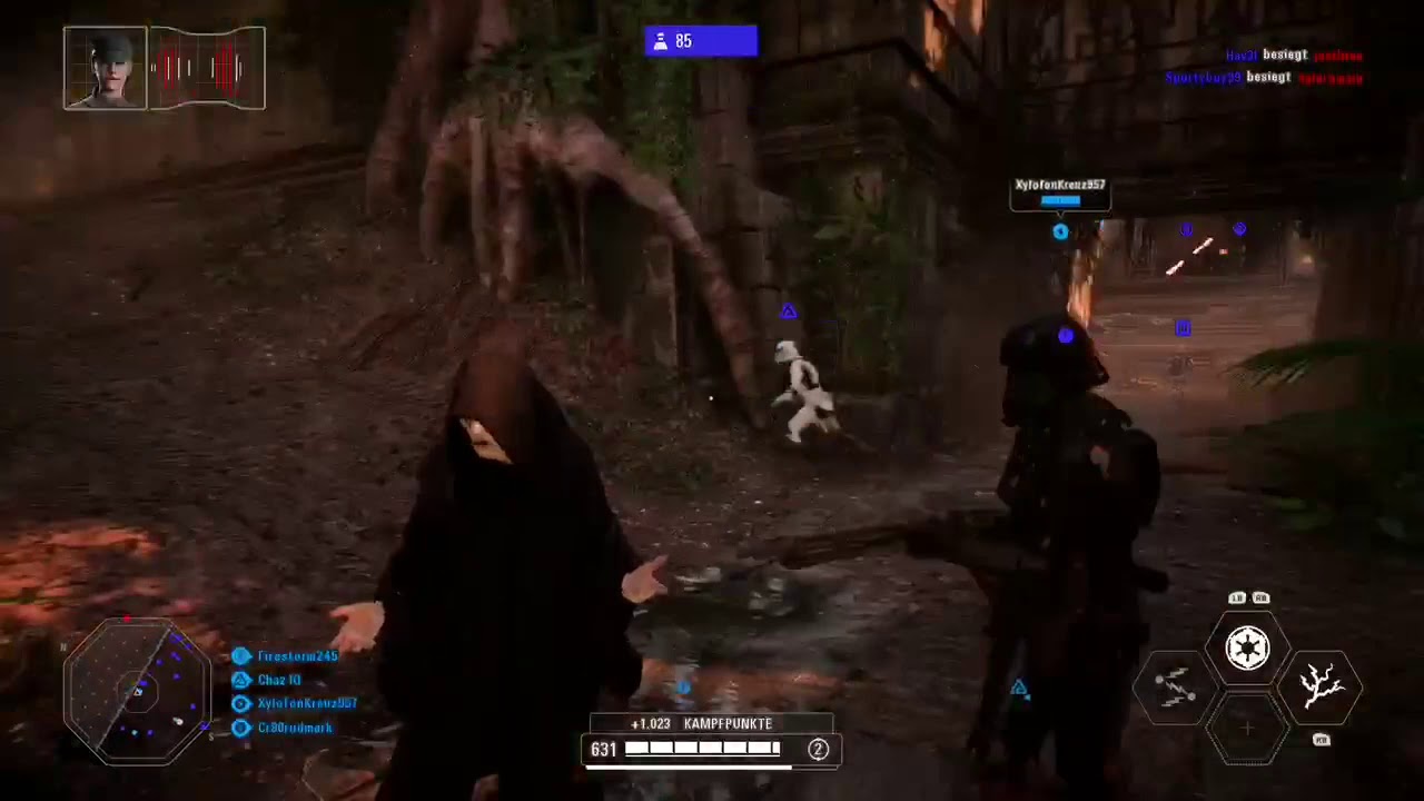 85 Palpatine Killstreak | Yavin IV | Star Wars Battlefront II